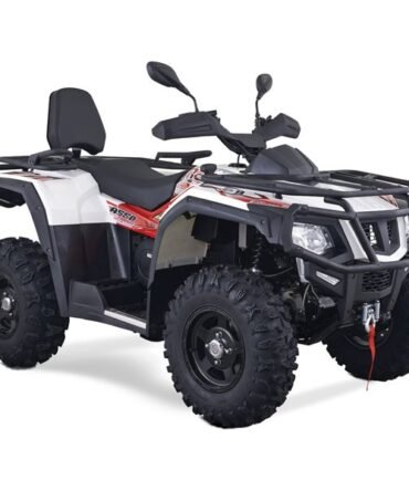 Quad Masai 550 IX EPS: Véhicule Tout-Terrain Polyvalent avec Injection Delphi, 4×4 sur Demande, et Equipements de Confort pour Passagers